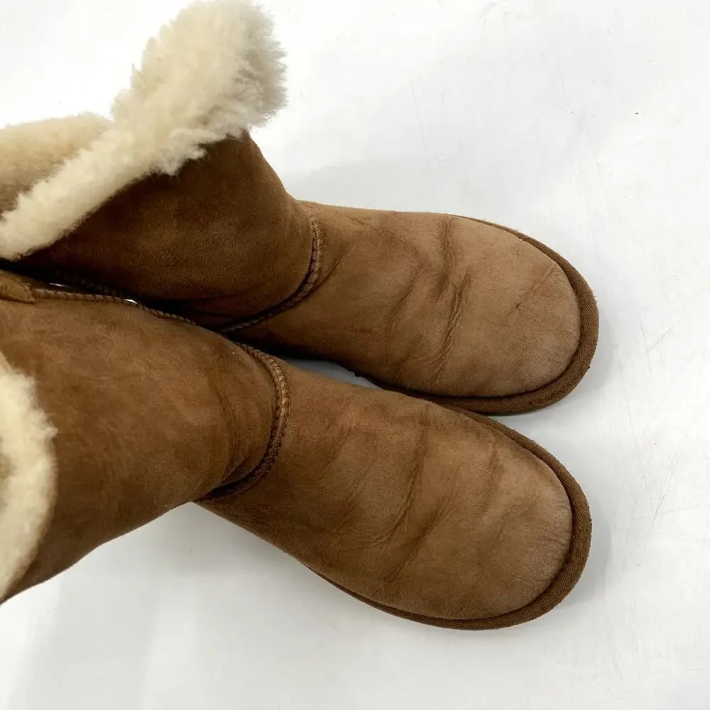 UGG side Button Shearling Boots